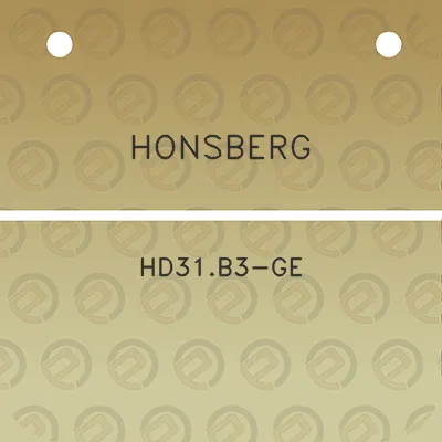 honsberg-hd31b3-ge