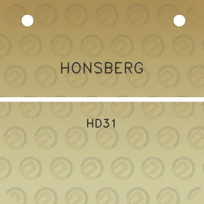 honsberg-hd31