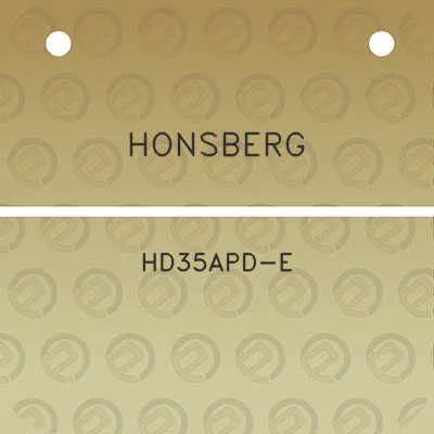 honsberg-hd35apd-e