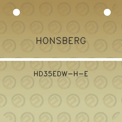 honsberg-hd35edw-h-e