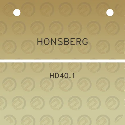 honsberg-hd401