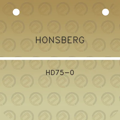 honsberg-hd75-0