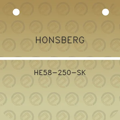 honsberg-he58-250-sk