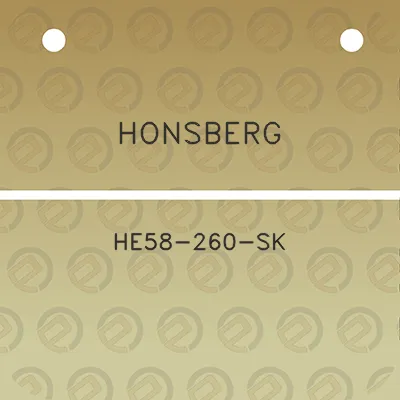 honsberg-he58-260-sk