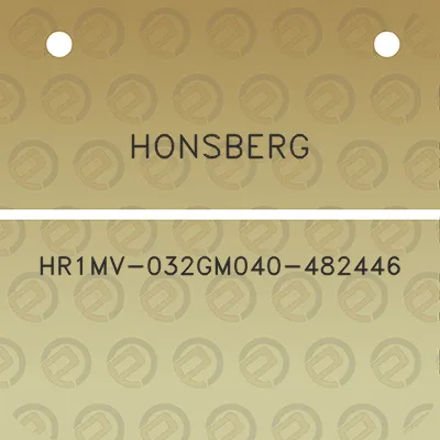 honsberg-hr1mv-032gm040-482446