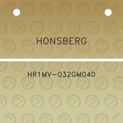 honsberg-hr1mv-032gm040