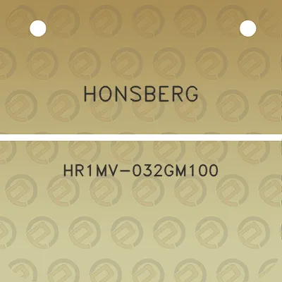 honsberg-hr1mv-032gm100