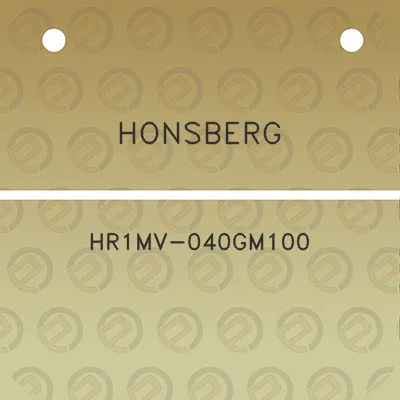 honsberg-hr1mv-040gm100