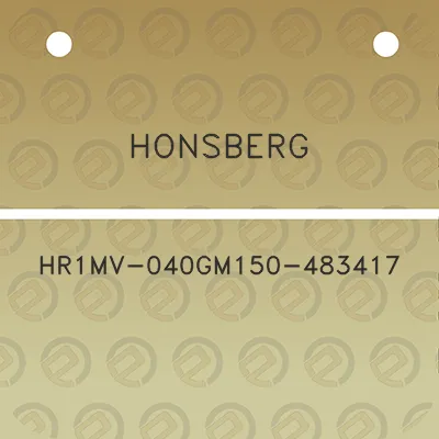 honsberg-hr1mv-040gm150-483417