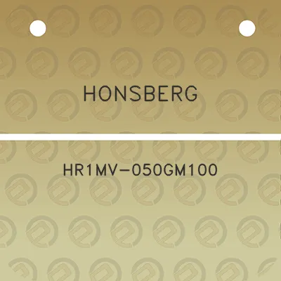 honsberg-hr1mv-050gm100