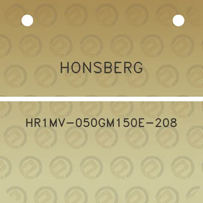 honsberg-hr1mv-050gm150e-208