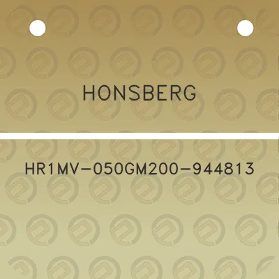 honsberg-hr1mv-050gm200-944813