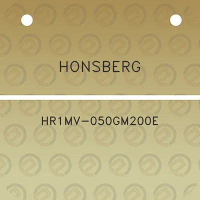 honsberg-hr1mv-050gm200e