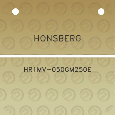 honsberg-hr1mv-050gm250e