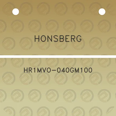 honsberg-hr1mvo-040gm100