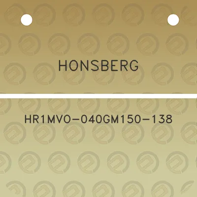 honsberg-hr1mvo-040gm150-138