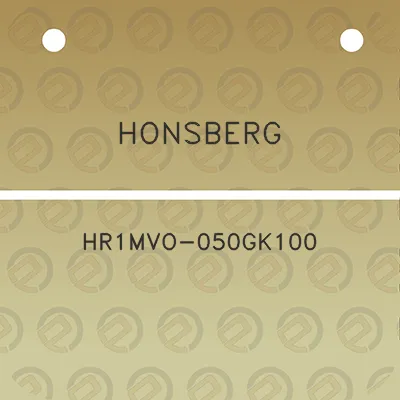 honsberg-hr1mvo-050gk100