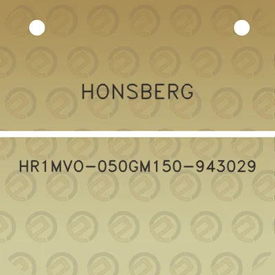 honsberg-hr1mvo-050gm150-943029