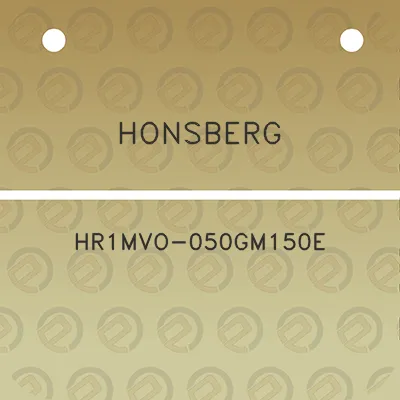 honsberg-hr1mvo-050gm150e