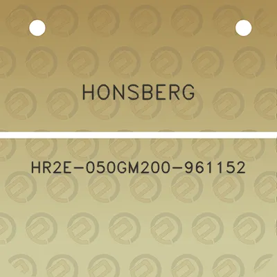 honsberg-hr2e-050gm200-961152