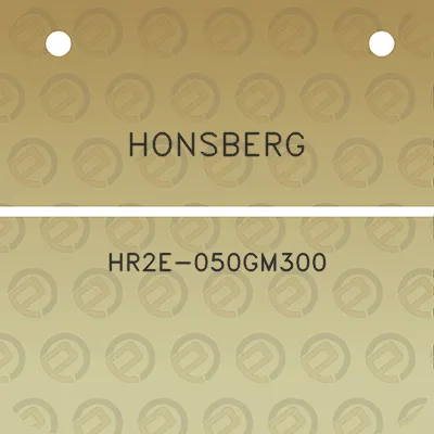 honsberg-hr2e-050gm300