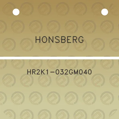 honsberg-hr2k1-032gm040