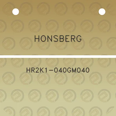 honsberg-hr2k1-040gm040