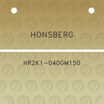 honsberg-hr2k1-040gm150