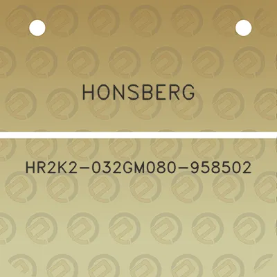 honsberg-hr2k2-032gm080-958502