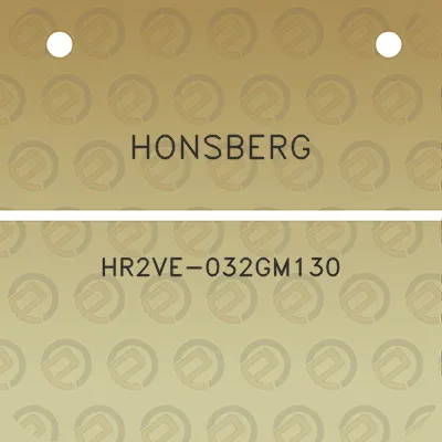 honsberg-hr2ve-032gm130