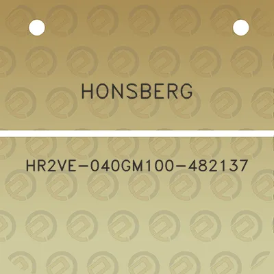 honsberg-hr2ve-040gm100-482137