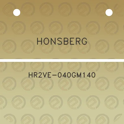 honsberg-hr2ve-040gm140