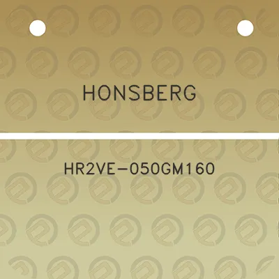 honsberg-hr2ve-050gm160