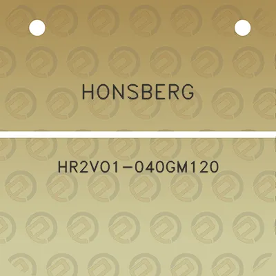 honsberg-hr2vo1-040gm120