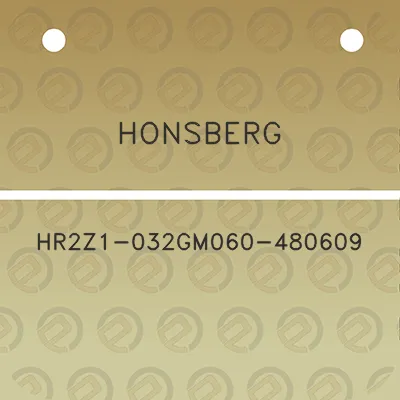 honsberg-hr2z1-032gm060-480609