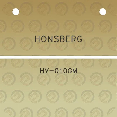 honsberg-hv-010gm