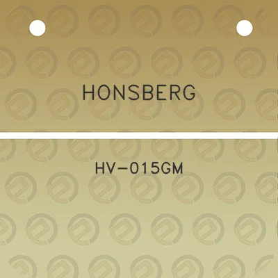 honsberg-hv-015gm