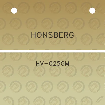 honsberg-hv-025gm