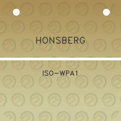 honsberg-iso-wpa1