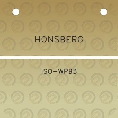 honsberg-iso-wpb3