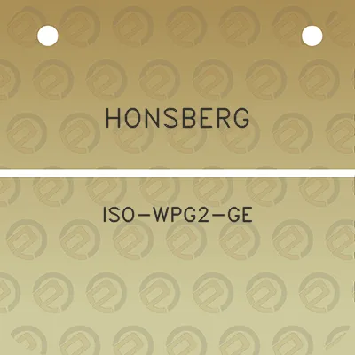 honsberg-iso-wpg2-ge