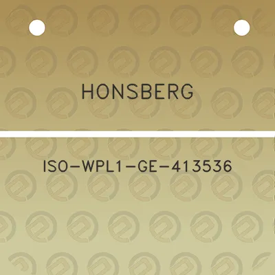 honsberg-iso-wpl1-ge-413536