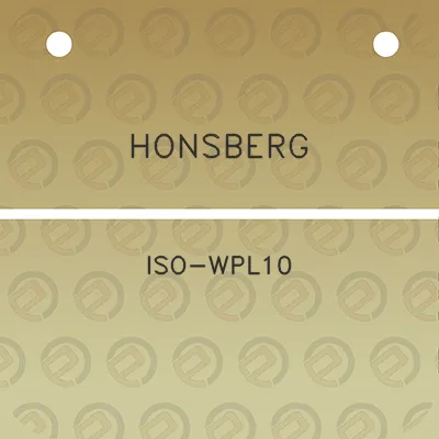 honsberg-iso-wpl10