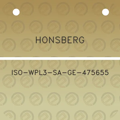 honsberg-iso-wpl3-sa-ge-475655