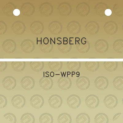 honsberg-iso-wpp9