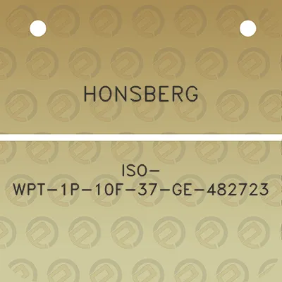 honsberg-iso-wpt-1p-10f-37-ge-482723