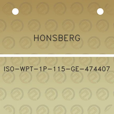 honsberg-iso-wpt-1p-115-ge-474407