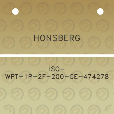 honsberg-iso-wpt-1p-2f-200-ge-474278