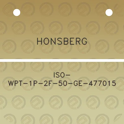 honsberg-iso-wpt-1p-2f-50-ge-477015