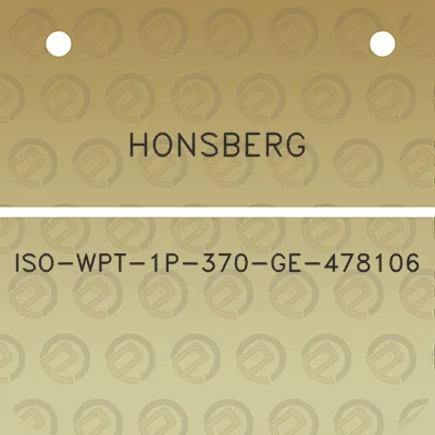 honsberg-iso-wpt-1p-370-ge-478106